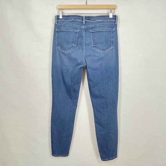 L'Agence Margot High-Rise Skinny Ankle Jeans Stretch School Academia Party 29 - Picture 4 of 8